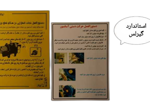 علائم استاندارد آسانسور (گیرلس)