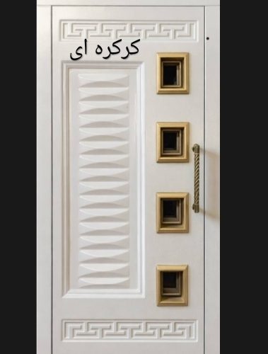 درب طبقه آسانسور لولایی + فنر (طرح های متنوع)